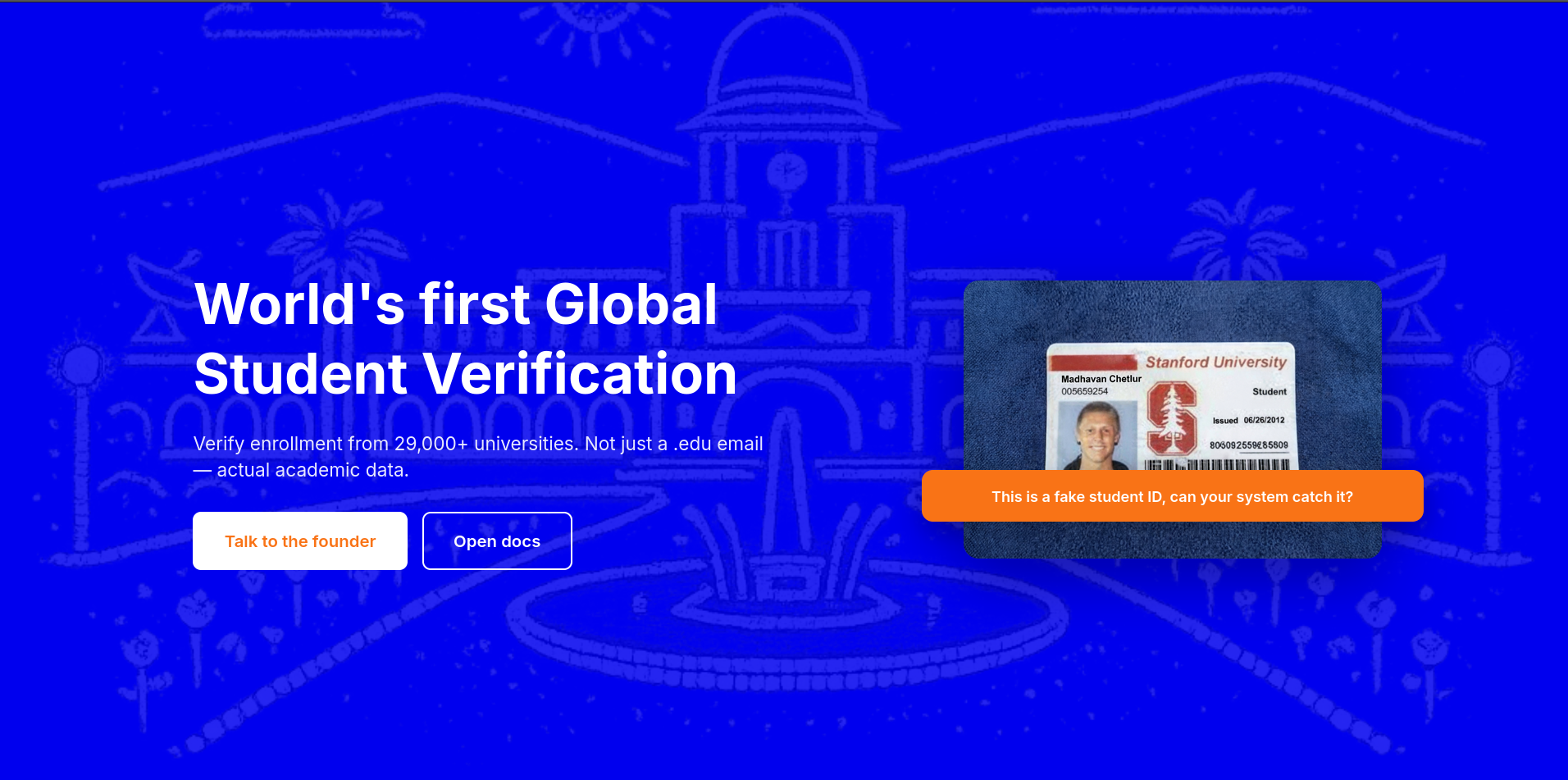 Student Verification - Global University Enrollment Verification ...